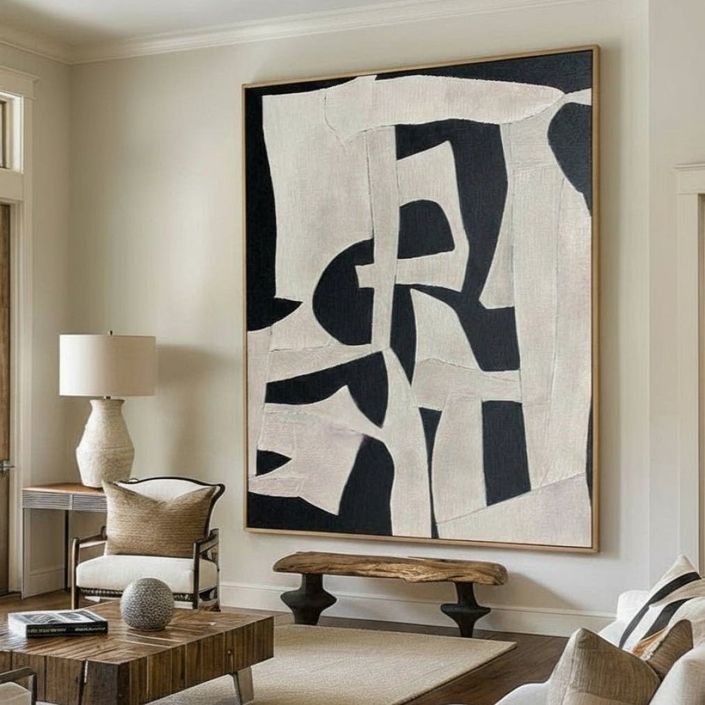 Minimalist Geometric Canvas Painting JC0016 - Viral Wall Art